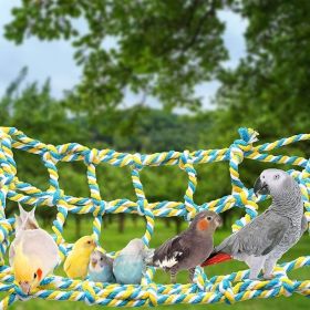 2 Pieces Rat Cage  Toys Climbing Bird Rope Net Pet
