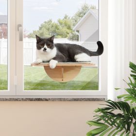 Indoor Cat Window Perch;  Cat Hammock;  Window-Mounted Cat Bed with Strong Suction Cups;  Removable Felt;  Two Installation Modes for Indoor Cats