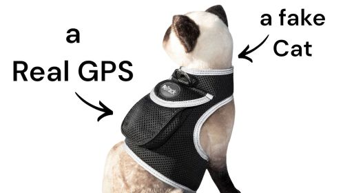Dogs Cats Realtime Pocket Waterproof GPS Animal Tracking Tool Locator Size:M