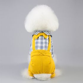 Dog Clothes Spring And Summer Clothing (Option: Yellow-L)